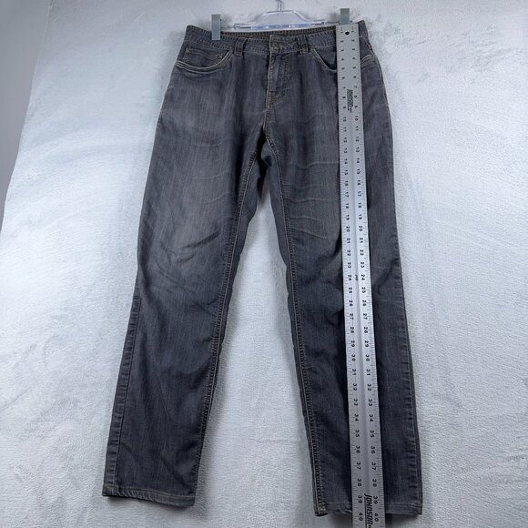 Prana Skinny Jeans Mens Size W32X32L Slim Fit Mid Rise Charcoal Wash Gray - Picture 12 of 13